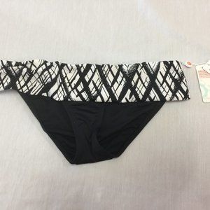 🍎🍎🍎   NWT SWIM SYSTEM WOMENS SWIM FLAT FOLD HIPSTER BIKINI SIZE M 🍎🍎🍎